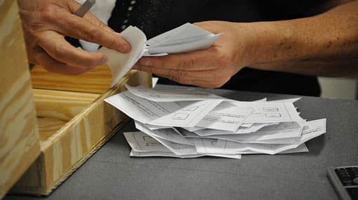 Postal Voting: ballot papers to be handed over to the Postal service today