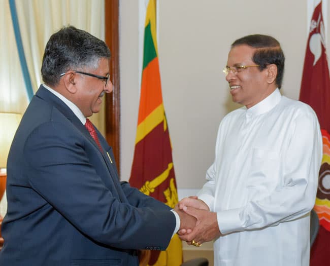 Indian minister Ravi Shankar Prasad calls on President