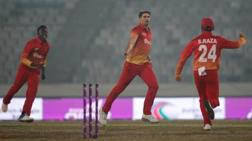 Zimbabwe beat Sri Lanka by 12 runs