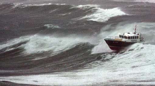 Heavy rain and strong winds expected in South-Eastern seas