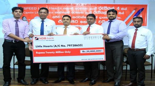 Rs. 20 million donated to “Little Hearts”