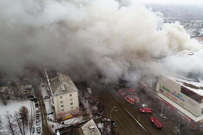 37 dead, 69 missing in Russian shopping center fire