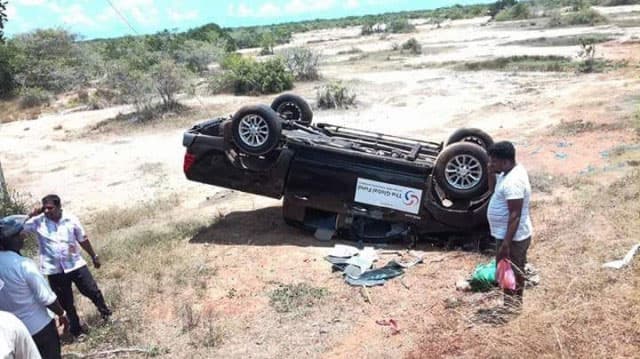 Poonakary Hospital director’s vehicle involved in accident