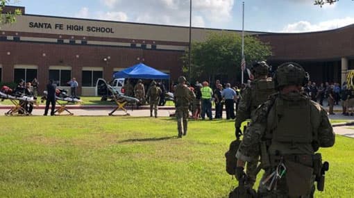 Santa Fe High School: Up to 10 dead in shooting