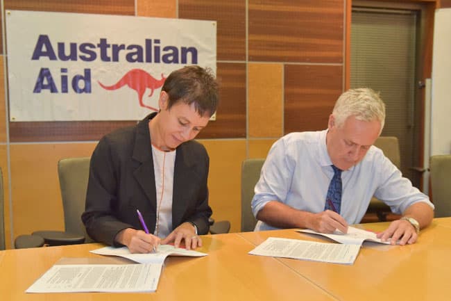 Australia, WFP and UNICEF launch partnership to help communities prepare for natural disasters in Sri Lanka