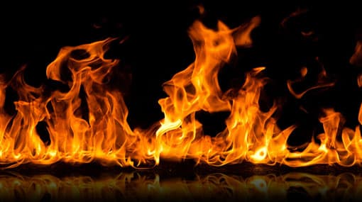 Private bank in Kalubowila caught on fire