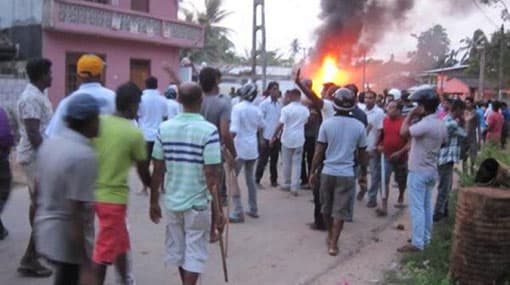 Four suspects remanded over Kandy violence released on bail