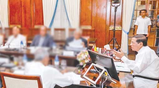 Cabinet Meeting currently underway