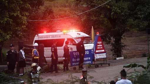 First group of boys trapped in Thai caves rescued