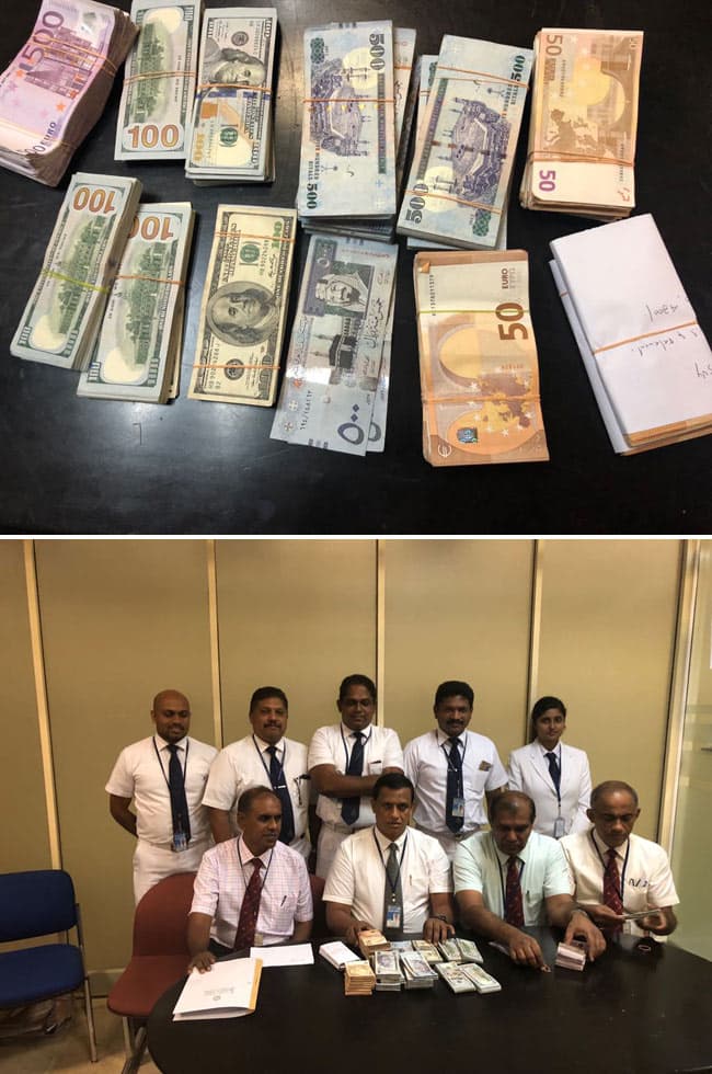 Three arrested with Rs 48 million in foreign currency