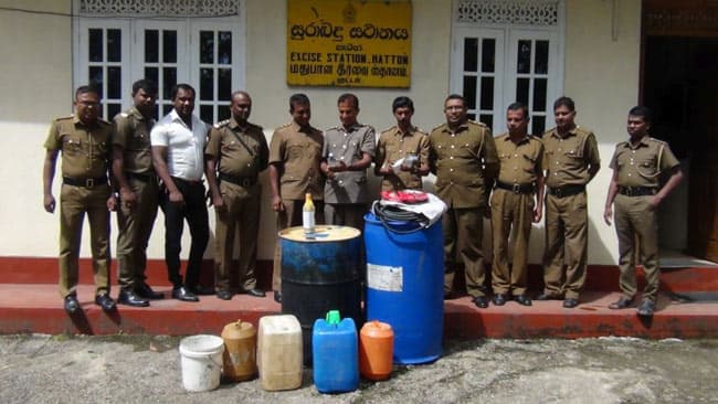 Suspect arrested for manufacturing and distributing illicit liquor
