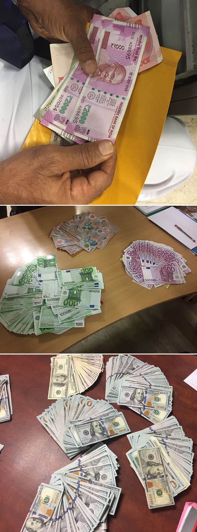 Singaporean held with foreign currency worth over Rs 15 million