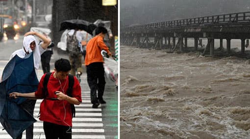 Flights canceled, thousands ordered to evacuate as powerful Typhoon approaches Japan