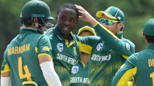 Rabada, Shamsi take four each to bundle SL for 193