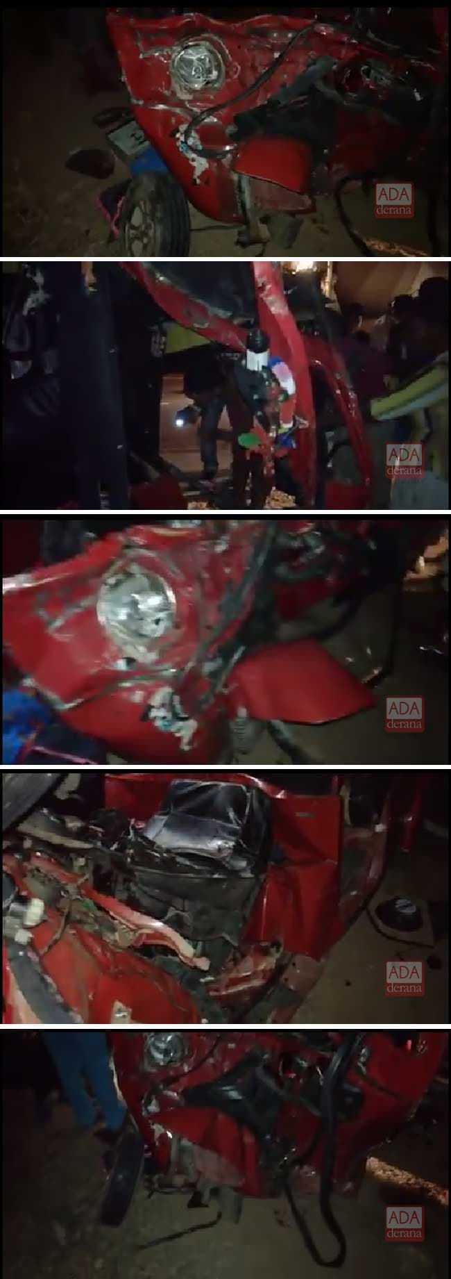 Three including child dead in collision of lorry and three-wheeler