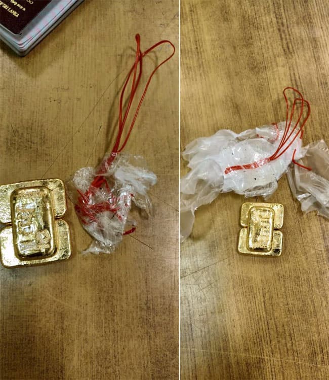 Two Sri Lankans arrested with gold biscuits worth Rs 6.5 million