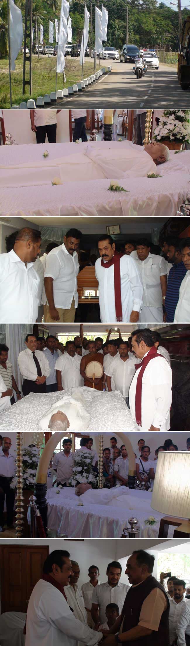 Body of Mahinda’s brother taken to Medamulana