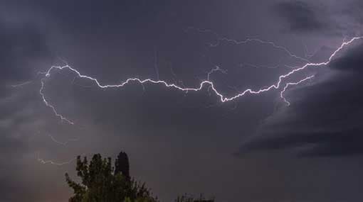 Thundershowers to be expected in evening