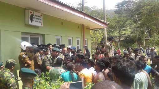 Protests demanding re-opening of Galaha Hospital