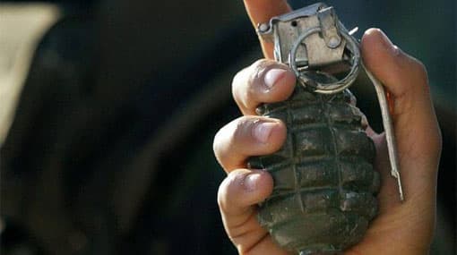 Two arrested with hand grenades near expressway bridge