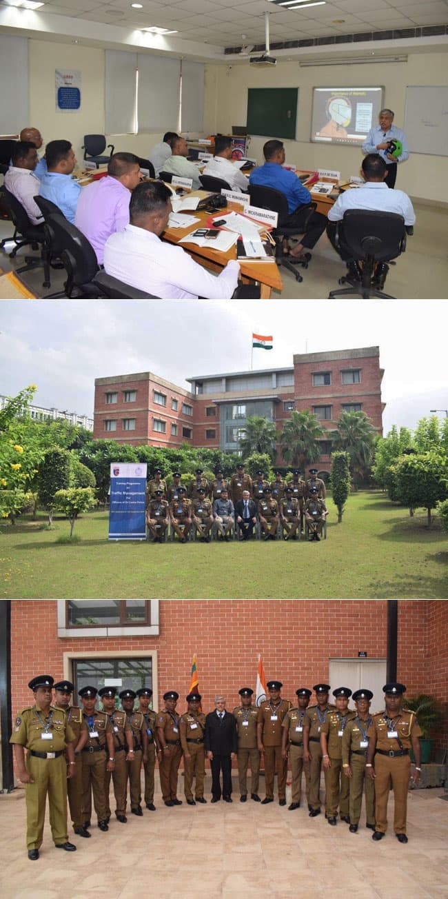 Sri Lanka Police undergo Traffic Management Training in India