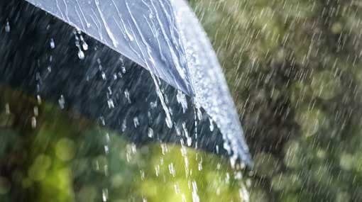 Showers in several districts after 2 pm