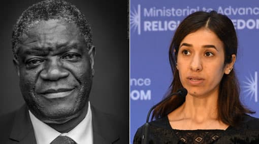 Nobel Peace Prize for anti-rape activists