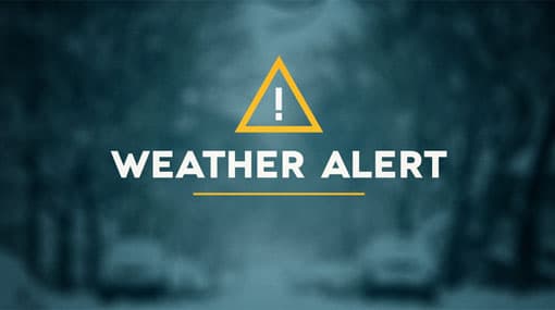 Severe thunderstorm and heavy rainfall warning
