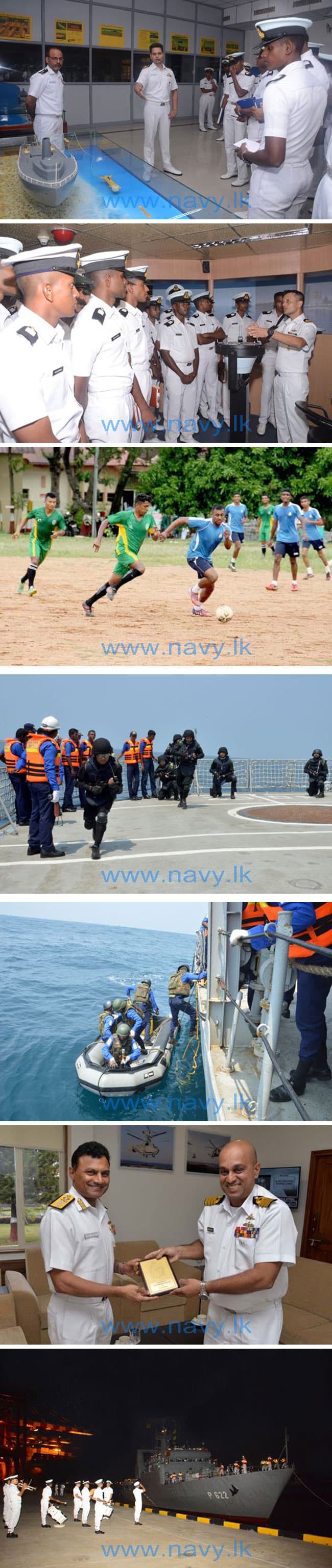 SLNS Sagara and Suranimala return home after India tour