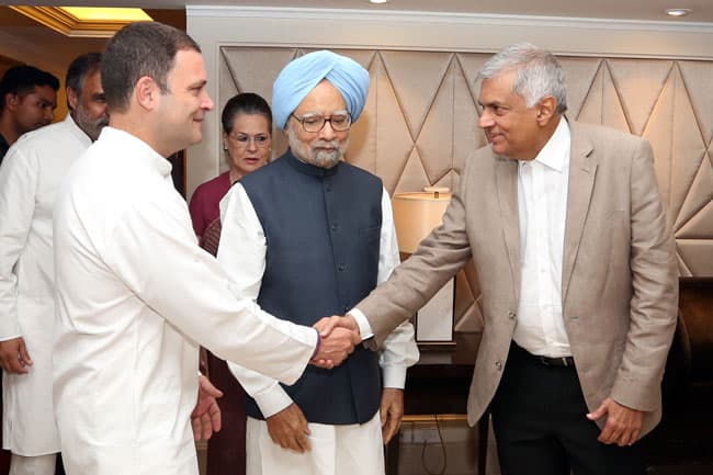 Rahul Gandhi calls on PM Ranil Wickremesinghe
