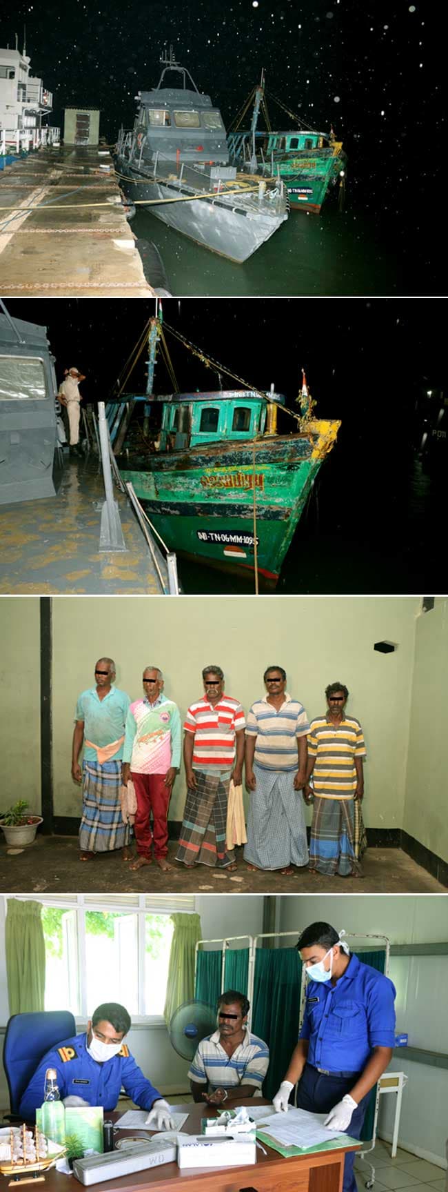 Five Indian fishermen arrested by SL Navy