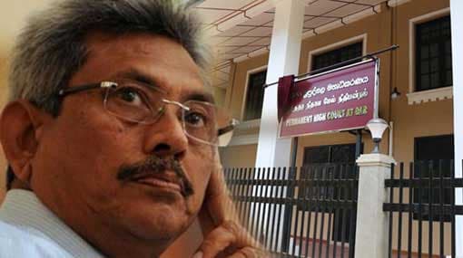 Case against Gotabaya set to be taken up in December