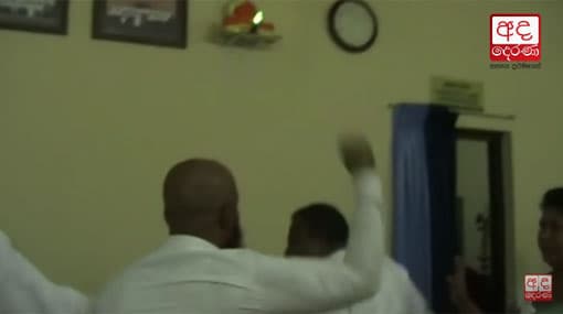 Brawl breaks out at Udunuwara PS after budget vote