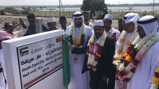 Emirati funded housing development opens in Sri Lanka