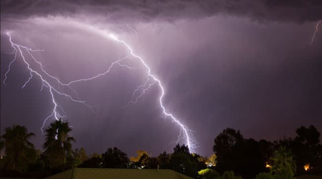 Afternoon thundershowers expected