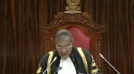 Special parliamentary session commences