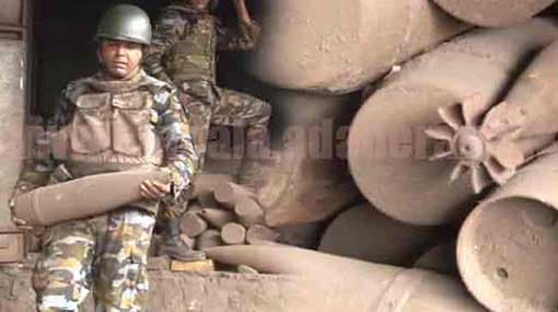 Another cache of live artillery shells found at steel factory in Ekala