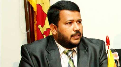 Rishad Bathiudeen leaves for Muscat