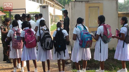 Schools re-opened for Grades 6-13