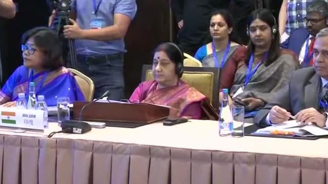 Sri Lanka, Pulwama attacks made India determined to fight terrorism: Swaraj