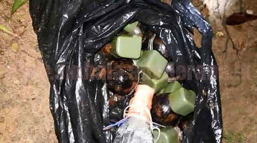 Suspect arrested over hand grenades found near school in Baduraliya
