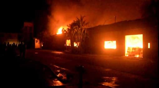 Fire breaks out at garment factory in Pannala