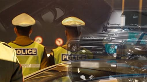 Driver flees as police seize firearm from inside Defender