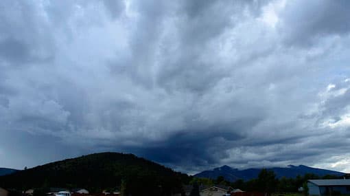 Heavy rain across the Island