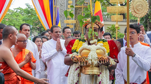 SL-Cambodia must join hands to spread Theravada Buddhism teachings - President