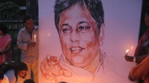Lasantha’s daughter accuses PM of using her father’s name to win votes