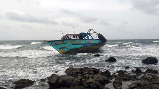 Navy rescues Indian fishermen aboard distressed trawler