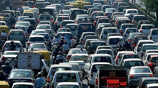 Heavy traffic on Baseline Road due to protest