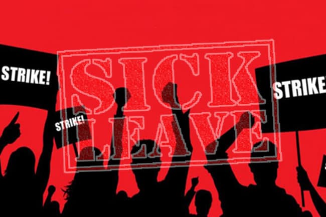 Administrative Service & university non-academic staffs on strike