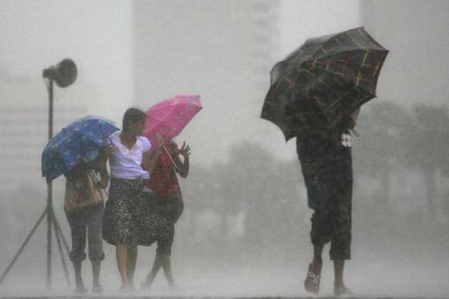 Thundershowers possible in most parts of the island